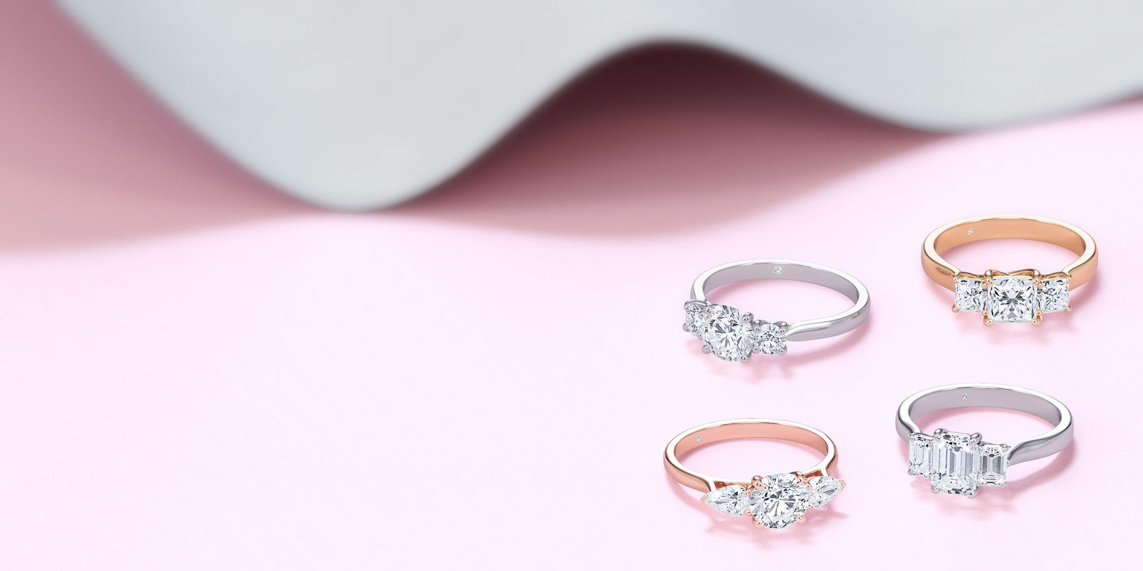 Trilogy Engagement Rings