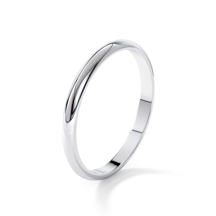 D -Shape Wedding Ring