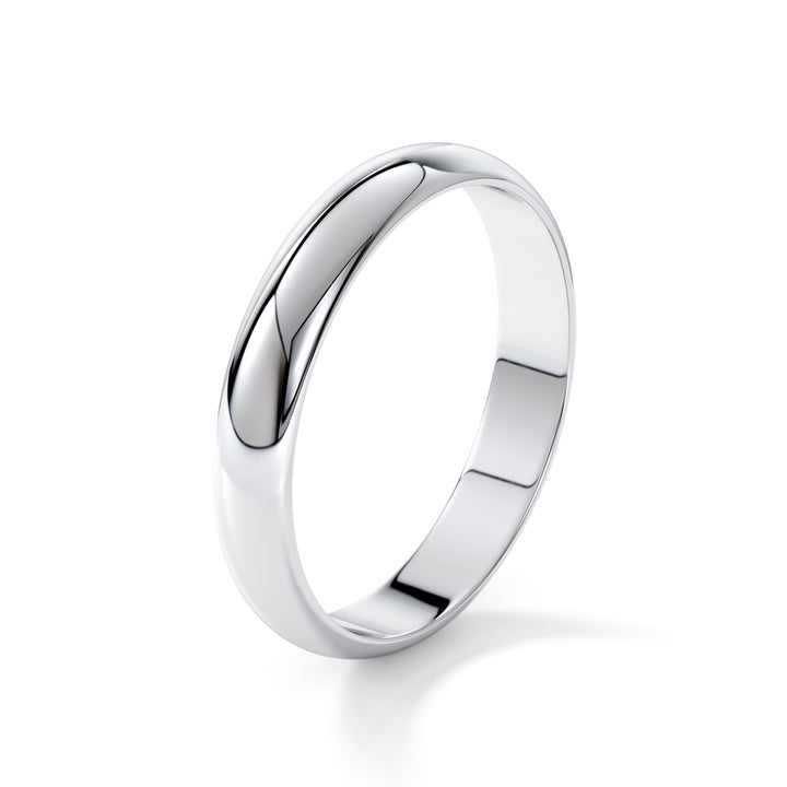 D -Shape Wedding Ring