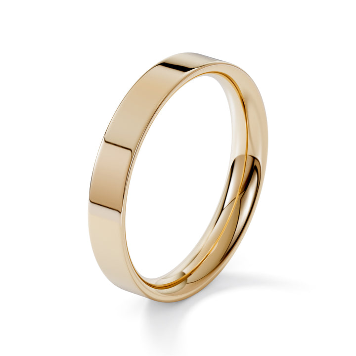Flat Top Court Wedding Ring